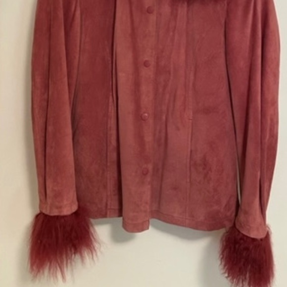 MAX & Co Blush Pink Suede Jacket - Never Worn - Picture 2 of 10